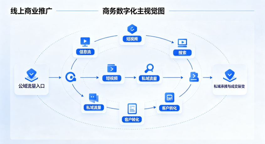 太平区线上商业推广怎么做？全域流量闭环搭建与低成本转化实战指南
